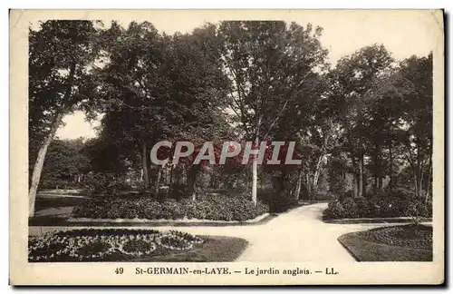 Cartes postales St Germain en Laye Le Jardin Anglais