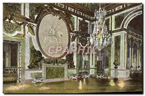 Cartes postales Versailles Le palais Salon de la guerre