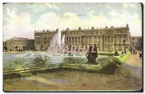 Ansichtskarte AK Versailles Le palais Facade sur le parc