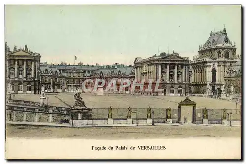 Cartes postales Versailles Facade du Palais