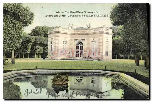 Cartes postales Versailles Parc du Petit Trianon de Le Pavillon Francais