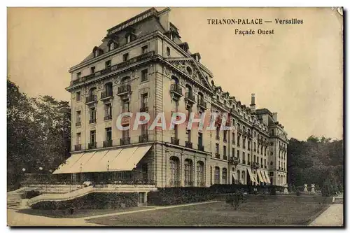 Cartes postales Versailles Trianon Palace Facade Ouest