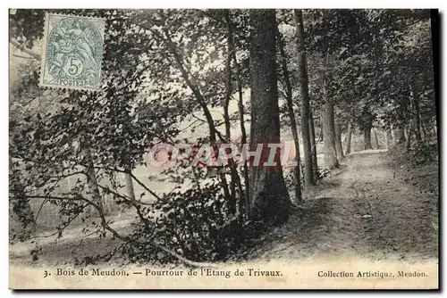 Cartes postales Bois de Meudon Pourtour de L&#39Etang de Trivaux