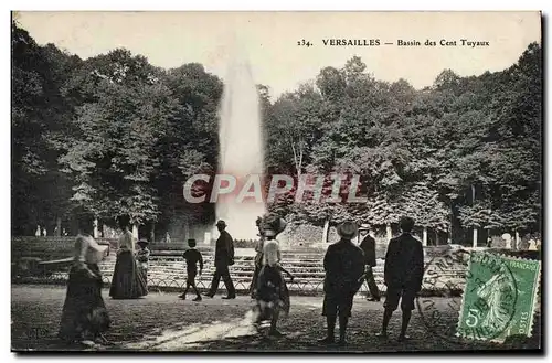 Cartes postales Versailles Bassin des Cent Tuyaux