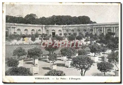 Cartes postales Versailles Le Palais L&#39Orangerie