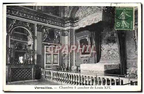 Cartes postales Versailles Chambre a Coucher de Louis XIV