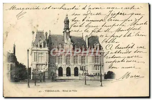 Cartes postales Versailles Hotel de Ville