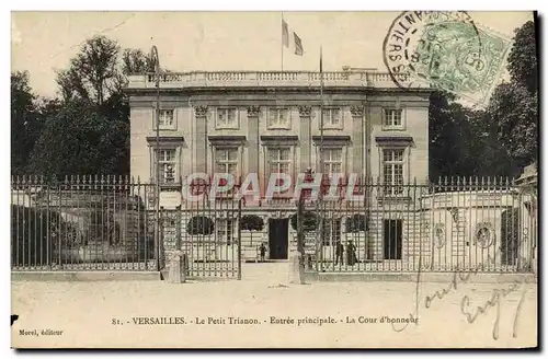 Cartes postales Versailles Partie Trianon Entree Principale la Cour d&#39honneur