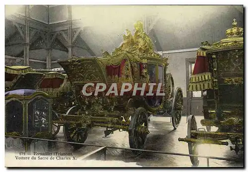 Cartes postales Versailles Trianon Voiture du sacre de Charles X