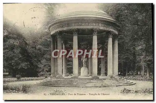 Ansichtskarte AK Versailles Parc de Trianon Temple De L&#39Amour