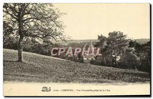 Cartes postales Limours Vue d&#39ensemble Prise de la Cote