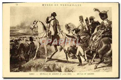 Ansichtskarte AK Limours Musee De Versailles Napoleon 1er Bataille de Wagram 8 juillet 1809