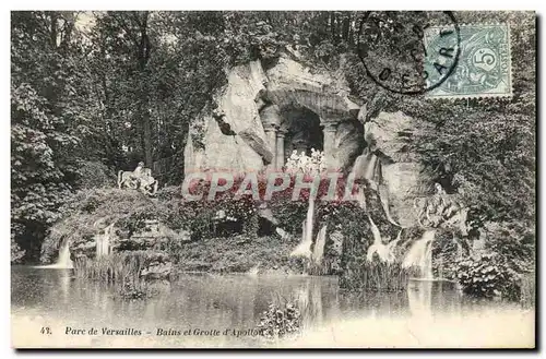 Ansichtskarte AK Versailles Bains et grotte d&#39apollon