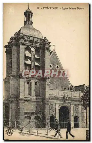 Cartes postales Pontoise Eglise Notre Dame