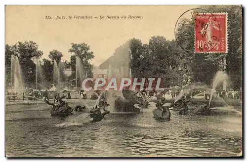 Cartes postales Versailles Le Bassin du Dragon