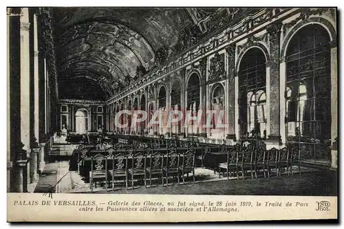 Cartes postales Versailles Galerie des glaces