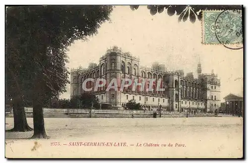 Cartes postales Saint Germain En Laye Le Chateau vu du Parc