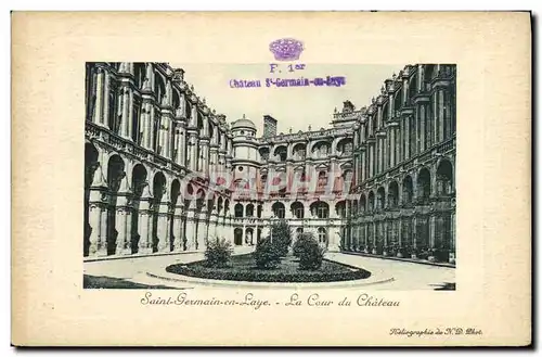 Cartes postales Saint Germain En Laye La cour du Chateau