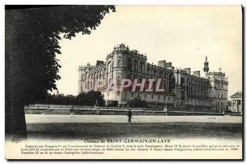 Cartes postales Saint Germain En Laye Le chateau