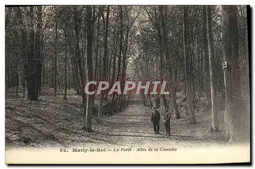 Cartes postales Marly Le roi La Foret allee De La Comedie