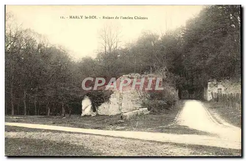 Cartes postales Marly Le Roi Ruines De l&#39Ancien Chateau