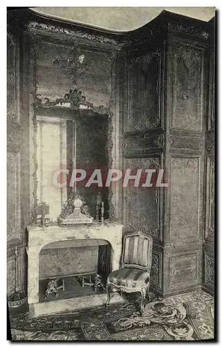 Cartes postales Rambouillet Le Chateau Petit salon Cheminee