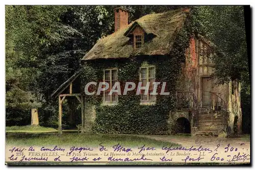 Cartes postales Versailles Le Petit Trianon Le Hameau De Marie Antoinette Le Boudoir