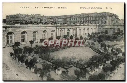 Cartes postales Versailles L&#39Orangrrie Et Le Palais