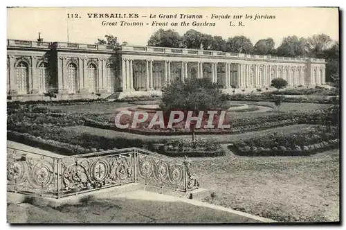 Cartes postales Versailles Le Grand Trianon Facade Sur Les Jardins