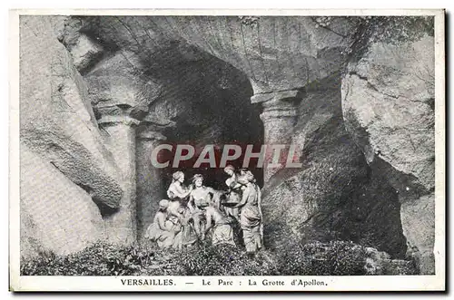 Cartes postales Versailles Le Parc La Grotte d&#39apollon