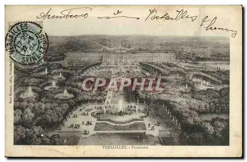 Cartes postales Versailles Panorama