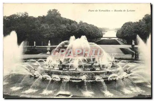 Cartes postales Parc de Versailles Bassin De Latone