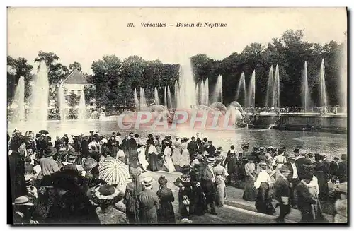 Cartes postales Versailles Bassin de Neptune