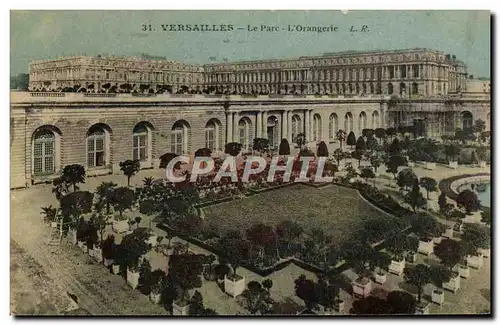 Cartes postales Versailles Le parc l&#39orangerie