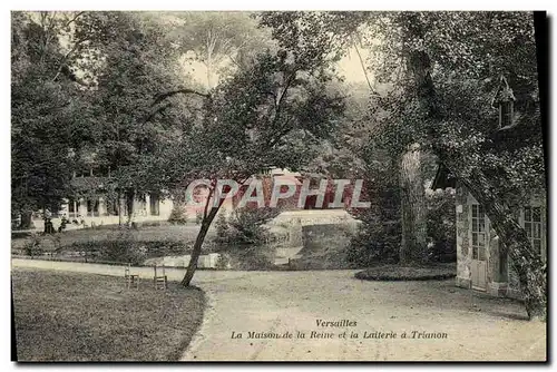 Cartes postales Versailles La Maison de la reine et la laiterie a Trianon