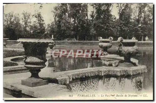 Ansichtskarte AK Versailles Le Parc bassin de neptune