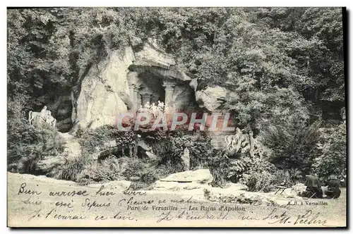 Cartes postales Parc de Versailles Les bains d&#39Apollon