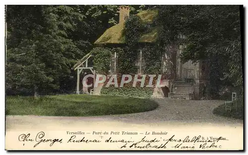 Cartes postales Versailles Parc Du Petit Trianon Le Boudoir