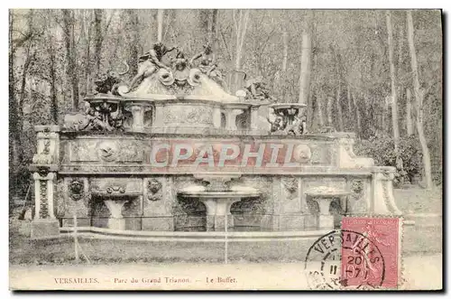 Cartes postales Versailles Parc Du grand trianon le buffet