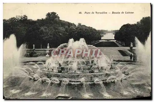 Ansichtskarte AK Parc De Versailles Bassin de Latone