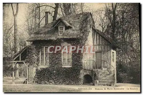 Cartes postales Versailles Hameau De marie antoinette le boudoir