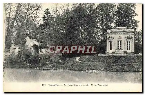 Cartes postales Versailles Le Belvedere Parc du petit Trianon