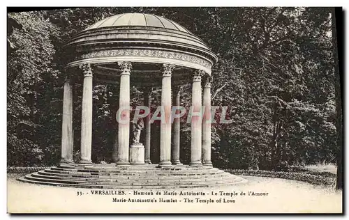 Cartes postales Versailles Hameau De Marie Antoinette Le Temple de l&#39amour