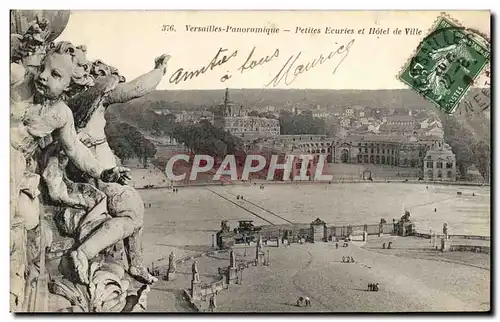 Cartes postales Versailles Panoramique Petites ecuries et hotel de ville