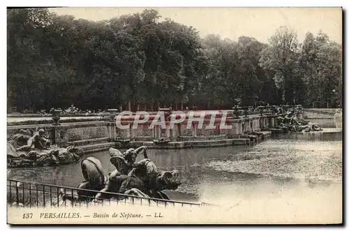 Cartes postales Versailles Bassin De Neptune