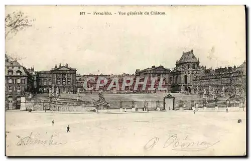 Ansichtskarte AK Versailles Vue Generale du chateau