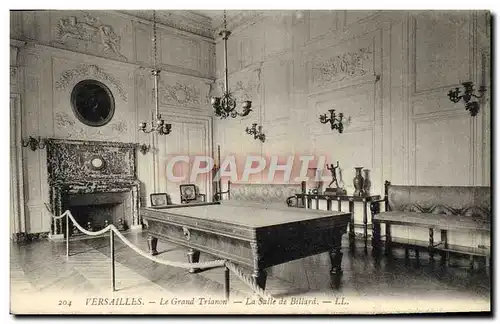 Cartes postales Versailles Le Grand Trianon La Salle De Billard