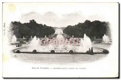 Cartes postales Parc De Versailles Grandes Eaux Bassin De Latone