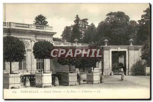 Cartes postales Versailles Grand Trianon Le Parc L&#39Entree