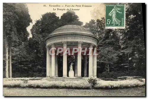 Cartes postales Versailles Parc Du Petit Trianon Le Temple De l&#39Amour